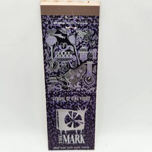 Vintage Matchbook The Mark Akron Ohio Restaurant Symbol of Fine Foods
